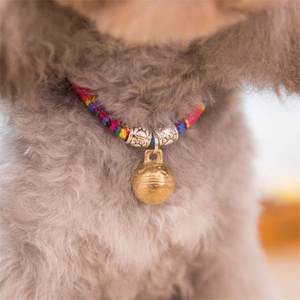 Andmade-<span class=keywords><strong>collar</strong></span> ajustable para mascotas, accesorios para gatos, campana de cobre - Product Image 5