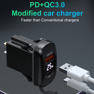 QC 3.0 USB 타입 C 로커 스위치 스타일 충전기 전압계 보트 폴라리스 RZR 1000 레인저 모바일 홈 RV - Product Image 3