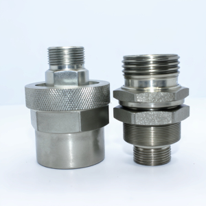 Raccords rapides personnalisables SVQ en acier au carbone pour machines agricoles et minières, <span class=keywords><strong>à</strong></span> pression <span class=keywords><strong>hydraulique</strong></span>, avec bague de verrouillage filetée robuste - Product Image 1