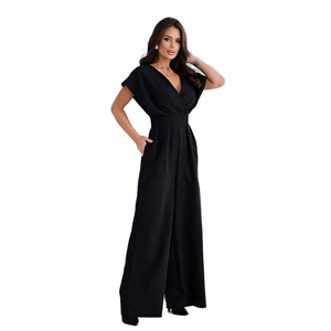Conjunto de 2 piezas de pantalón corto y blusa de manga larga con cuello redondo para mujer - Estampado de dibujos animados en satén, corte holgado formal con pierna ancha y bolsillos - Product Image 2