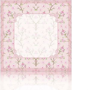 เสื่อโยคะลายดอกซากุระคลาสสิก ใช้ซ้ำได้ทุกฤดูกาล ดีไซน์อเนกประสงค์ - Product Image 1