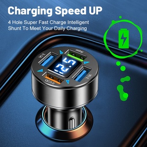 Chargeur de voiture 66W adaptateur de téléphone de voiture à <span class=keywords><strong>charge</strong></span> rapide USB pour iPhone 13 12 Xiaomi Huawei <span class=keywords><strong>Samsung</strong></span> S21 S22 <span class=keywords><strong>Charge</strong></span> rapide 3.0 - Product Image 2