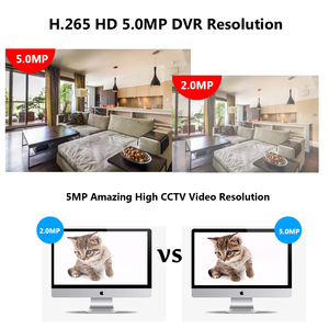 5.0MP XVR VIEW APP <span class=keywords><strong>8CH</strong></span> <span class=keywords><strong>DVR</strong></span> <span class=keywords><strong>H</strong></span>.265 Recorder HDD P2P PC Mobile Remote BNC CCTV Video Recorder 4 Channel Mendukung hingga 5MP - Product Image 6