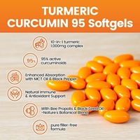 Kapsul Softgel Kunyit OEM dengan Curcumin, Minyak MCT, Lada Hitam, Jahe, Bubuk Propolis, Minyak Habbatussauda, Minyak Saw Palmetto, dan Seng