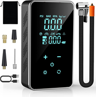 Automatic Wireless Tire Inflator Pump Cordless ABS Electric Air Pump 150psi Power Rechargeable Box Packed