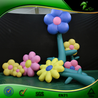 Modèle de fleur gonflable personnalisé, modèle gonflable durable pour événement thématique, promotion de marque