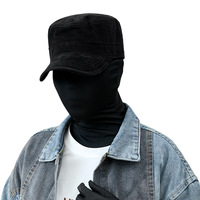 Gorra de Béisbol de 6 Paneles con Parte Superior Plana, de Algodón Cepillado, Sensación Premium, Cierre Trasero Ajustable, Visera Ancha, Protección Solar, Unisex, Cuatro Tallas