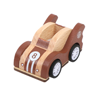 Coche de Juguete de Madera para Niños, Mini Coche de Carreras de Madera, Juguete Educativo para Niños Pequeños, Regalo para Niños, OEM ODM
