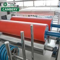 Performance fiable dernière version bois placage pvc film profil emballage machine à plastifier pur revêtement collage machine