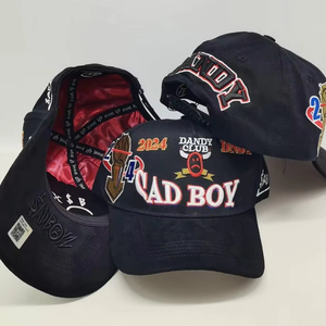 Casquette <span class=keywords><strong>de</strong></span> baseball personnalisée unisexe à 6 panneaux, ajustable, style incrusté <span class=keywords><strong>de</strong></span> diamants, broderie personnalisée, vente chaude transfrontalière - Product Image 3