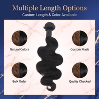 Inice cheveux vente en gros brut cambodgien vierge vague de corps cheveux humains armure 12A Grade Machine Double trame cuticule aligné couleur personnalisée