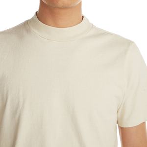 เสื้อยืดคอเต่าแบบปรับแต่งได้สำหรับผู้ชายและผู้หญิง เสื้อยืดโอเวอร์ไซส์ ผ้าฝ้าย 100% เสื้อยืดคอกลมแบบเรียบสำหรับผู้ชาย - Product Image 1