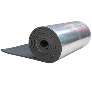Modern Eco-Friendly Retarded Heat Proof Thermal Insulation NBR PVC Sponge Foam Rubber <b>Sheet</b> Aluminium Foil for Industrial Roof - Product Image 1