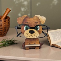 Meilleure vente transfrontalière : Support de lunettes en forme de vache surélevée, Ornement de décoration d'intérieur créatif de style dessin animé