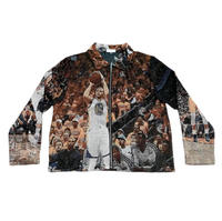 Veste streetwear personnalisée avec logo, fermeture éclair, style tapisserie, manteaux de créateur, vestes d'extérieur à fermeture éclair style tapisserie