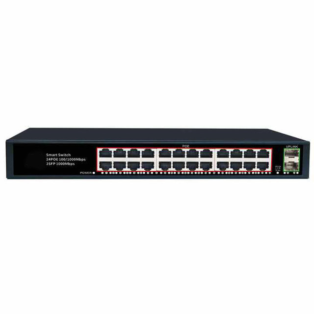 Mosslink 18*10/100/1000Mbps  Port  Switch Poe  250m Wifi Long Range Outdoor Poe Switch for Cctv Camera
