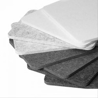 Ses emme PET akustik paneller Polyester Fiber akustik paneller Slat akustik Panel iç dekor oturma odası yatak odası