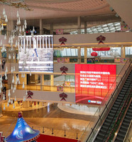 Écran d'affichage LED à haute transparence pour fenêtres en verre et publicité intérieure