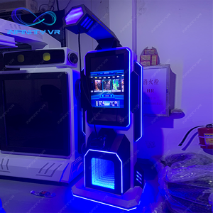 Parc d'attractions intérieur <span class=keywords><strong>réalité</strong></span> <span class=keywords><strong>virtuelle</strong></span> 9D Vr simulateur de tir espace Vr 9D Vr plate-forme de jeu debout avec grand écran HD - Product Image 3