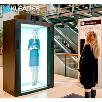 Peralatan Kotak Hologram 3D yang Dipersonalisasi, Interaksi Manusia Digital AI Nyata, Avatar Virtual Holografik, Karakter AI Cerdas