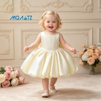 Robes de fête en satin pour bébés et enfants MQATZ, robe de princesse adorable pour filles, robe de fête d'anniversaire pour enfants, robes formelles mignonnes