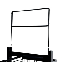 Étagères métalliques robustes de haute qualité, directement de l'usine, 5 niveaux, revêtement en poudre époxy, autoportantes, pour l'affichage des fruits en magasin de détail