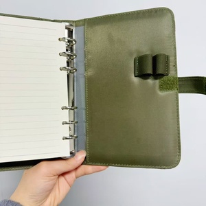 Carnet à spirales personnalisé, tissu <span class=keywords><strong>Oxford</strong></span> imperméable, bloc-notes à feuilles mobiles, couverture de carnet à spirales amovible, pour cadeau - Product Image 6