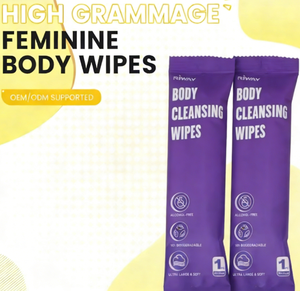 Toallitas Femeninas Hipoalergénicas Sin Tejido para Piel Sensible Sin <span class=keywords><strong>Alcohol</strong></span> Sin Fragancia Extra Gruesas y Resistentes Cuidado Íntimo Diario - Product Image 3