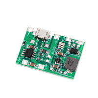 Module Boost/Buck 2A 3.7-9V vers 5V, tension réglable pour batterie Li-ion 18650, charge et décharge intégrées