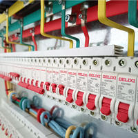 Commutateur de transfert automatique double alimentation ATS, boîte de distribution complète basse tension CA, serrure électromagnétique IP54