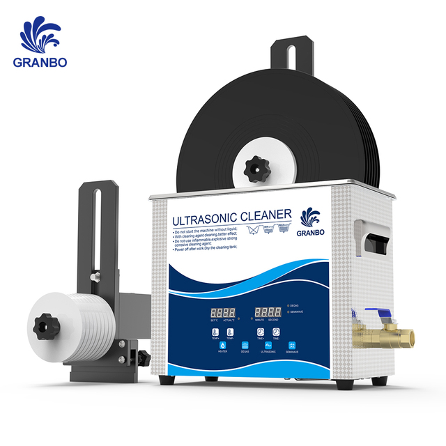 Vinyl Records Ultrasonic Cleaner 180W 40Khz  High Efficient Motor Bracket Deep Cleaning Tool Lp Disc Album