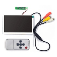 Monitor LCD Mobil Digital, Layar Lcd Dasbor Mobil Digital 480xRGBX272, Monitor Warna TFT Mini 4.3 Inci