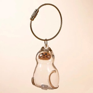 Cápsula Transparente para Guardar Pelo de Gato, Gashapon, Colgante Conmemorativo para Coche, Llavero, Venta al por Mayor - Product Image 3