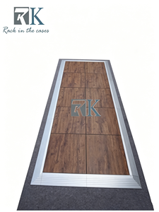 Pista de Baile Personalizada con Panel de Madera para Bodas y Fiestas - Product Image 2