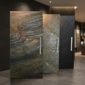 Panneaux de revêtement mural en pierre de marbre naturel poli léger, design moderne, pour résidentiel et commercial, salle de bain - Product Image 1