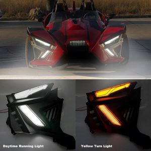 Kit de panneaux décoratifs avant peints Yongjin avec LED pour <span class=keywords><strong>Polaris</strong></span> Slingshot 2884605 2020 2021 - Product Image 6