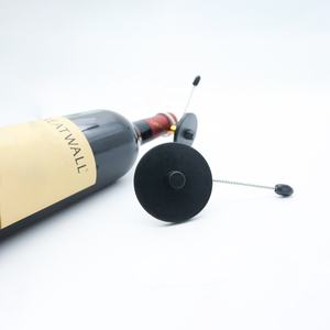 แท็กกันขโมยแบบแข็ง RF 8.2MHz สำหรับขวดไวน์ 100 ชิ้น พร้อมสายเหล็กยาว 15 ซม. ป้องกันการสูญหายสำหรับขวดโหล - Product Image 3