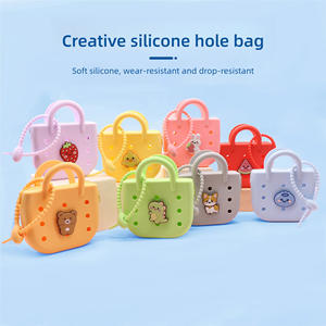 Porte-monnaie en silicone souple en gros, trou ventilé, sacs mini mignons, accessoires de bricolage, petit portefeuille de dessin animé, unisexe, festival - Product Image 2