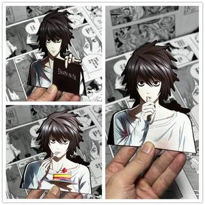 3D Anime Death Note <span class=keywords><strong>L</strong></span> <span class=keywords><strong>Ryuk</strong></span> 3D dégradé Illusion autocollant dynamique Anime personnage autocollant de voiture - Product Image 4