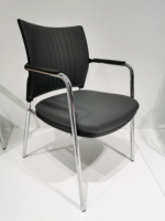 Chaise de bureau en cuir de luxe moderne Chaise de bureau avec siège en cuir confortable