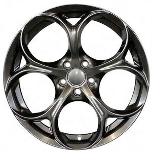 Cerchi in Lega 18x8.0 5H 100 ET35 CB73.1 Neri per <span class=keywords><strong>Alfa</strong></span> <span class=keywords><strong>Romeo</strong></span> Giulia Stelvio <span class=keywords><strong>MiTo</strong></span> 147 159 OEM Disponibili Ora - Product Image 1