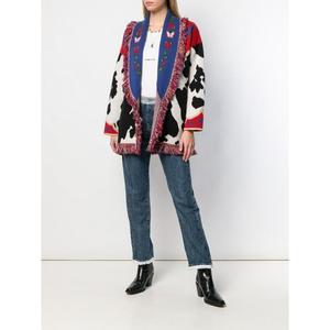 Suéter de Moda para <span class=keywords><strong>Mujer</strong></span> <span class=keywords><strong>al</strong></span> <span class=keywords><strong>por</strong></span> <span class=keywords><strong>Mayor</strong></span> de Alta Calidad, Bordado de Flores, Manga Larga, Cárdigan de Cachemira - Product Image 3