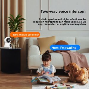 Ống kính kép thông minh 360 độ CMOS cảm biến an ninh di động giám sát từ xa <span class=keywords><strong>Camera</strong></span> nhà cho vật nuôi/bé - Product Image 2