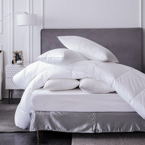 Sang Trọng Chất Lượng Khách Sạn 100% Cotton 233T Duvet Gối Đệm <span class=keywords><strong>Comforter</strong></span> Thiết Lập Một Lớp Sợi Nhỏ Làm Đầy - Product Image 2