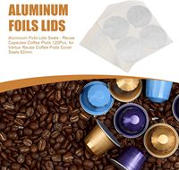 Film d'étanchéité en aluminium monobloc de qualité alimentaire pour le scellage des pots de yaourt, des gobelets de jus et des capsules de café