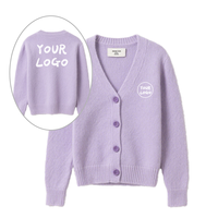 ODM Cardigan confortable et décontracté pour femmes automne hiver Cardigan pull d'usine Cardigan tricoté sur mesure pour femmes pull
