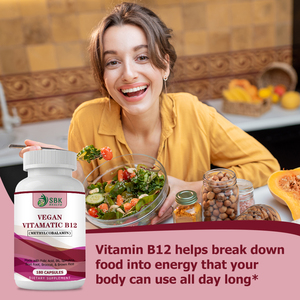 Cápsulas Veganas de Vitamina B12 OEM ODM para el Metabolismo Energético y Bienestar General, Certificadas Halal, Aptas para Usar Todo el Día - Product Image 4