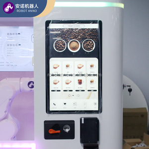 Máquina expendedora robot de café no tripulada las 24 horas con función SDK del sistema de pago de monedas de billetes de tarjeta de crédito - Product Image 6
