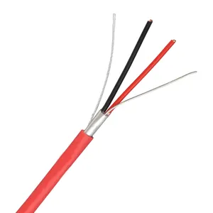 BS6387 2x1.0/1.5/2.5mm2 blindado PH30 PH120 Cable resistente al fuego Cable de alarma contra incendios