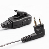 Für Motorola CP200, GP300, CLS1110, CLS1410 Zweiwege-Funkgerät Multi-Pin auf 2-Pin M-Stecker Intercom-Headset-Adapter.